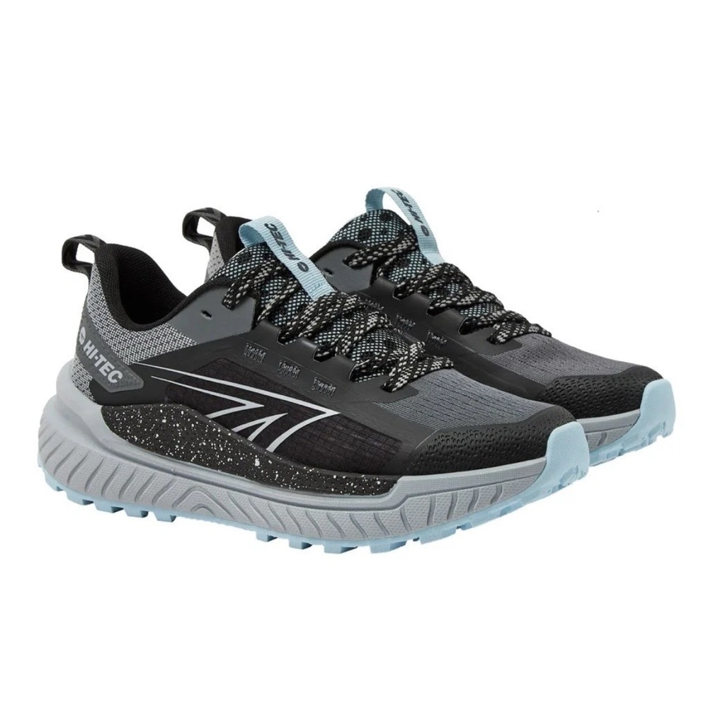 Hi-Tec Black and Gray women’s choice trail running shoes black/omphalodes